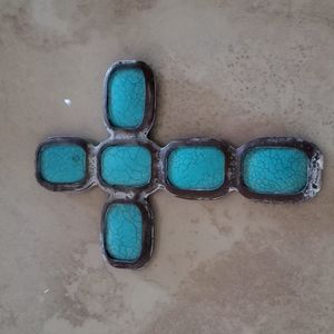 Vintage Turquoise Cross